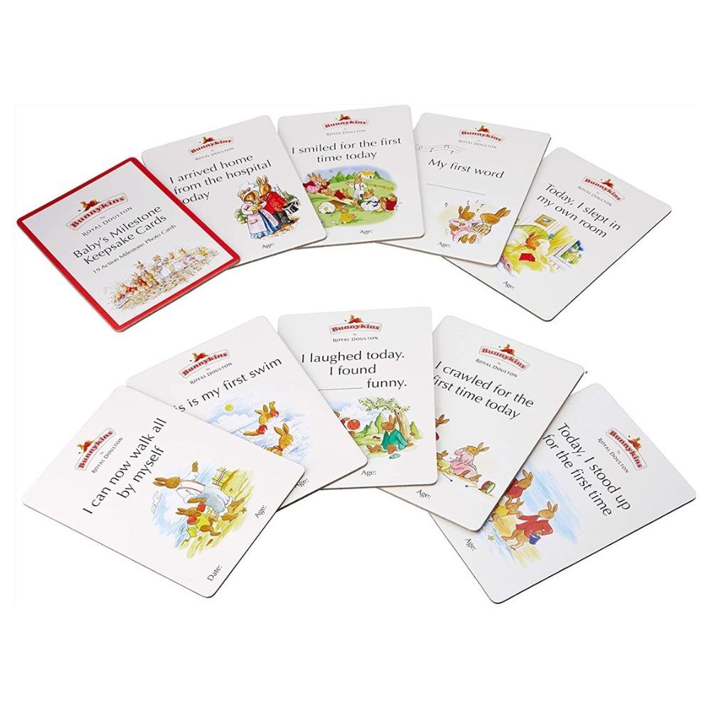 Bunnykins Milestone Cards