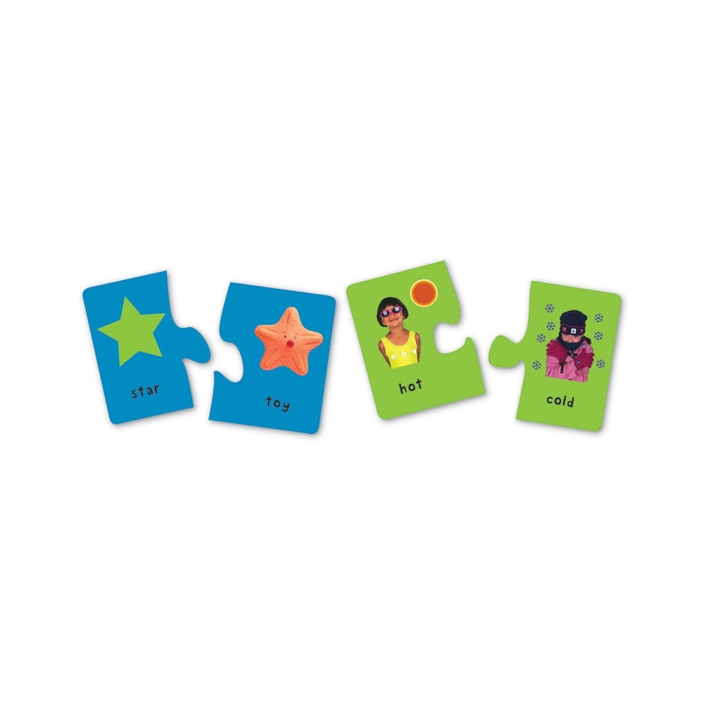 First 100 Shapes & Opposites Puzzle Cards
