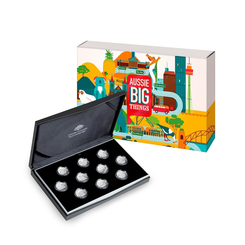 2023 Aussie Big Things 10-Coin Silver Proof Collection