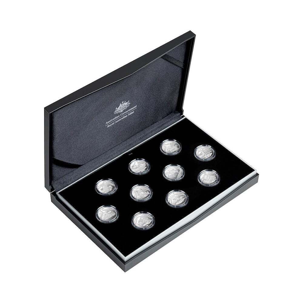 2023 Aussie Big Things 10-Coin Silver Proof Collection