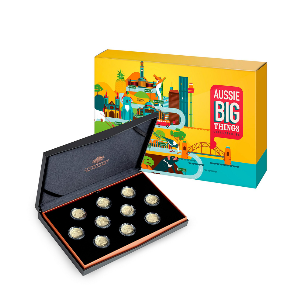 2023 Aussie BIG Things ALBr Proof 10-coin Collection