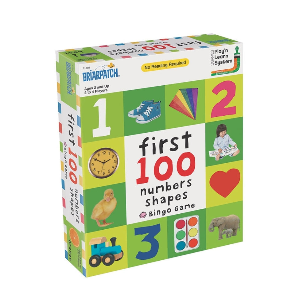 First 100 Numbers Shapes Bingo Game