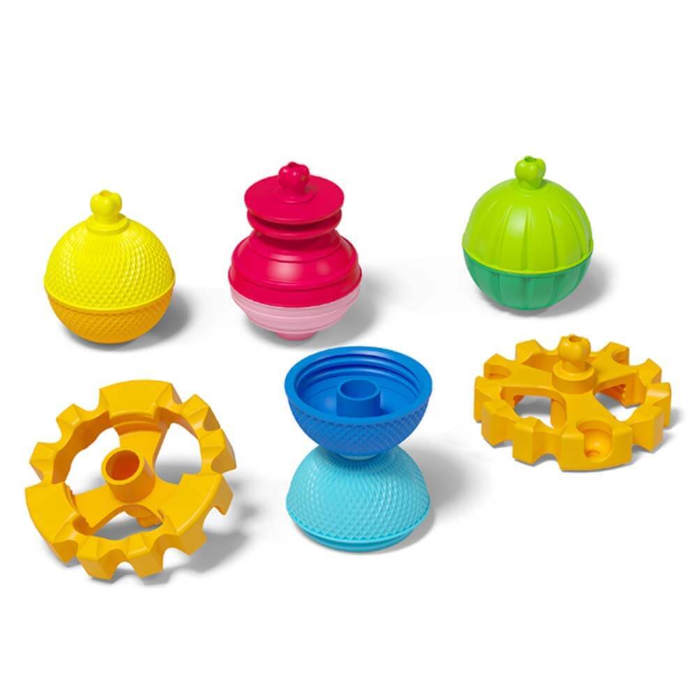 Lalaboom Wheels Spinner and Beads 10pcs