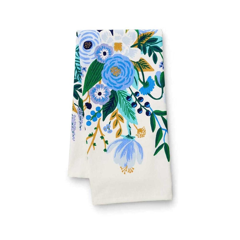 Rifle Paper Co Tea Towel Garden Party Blue