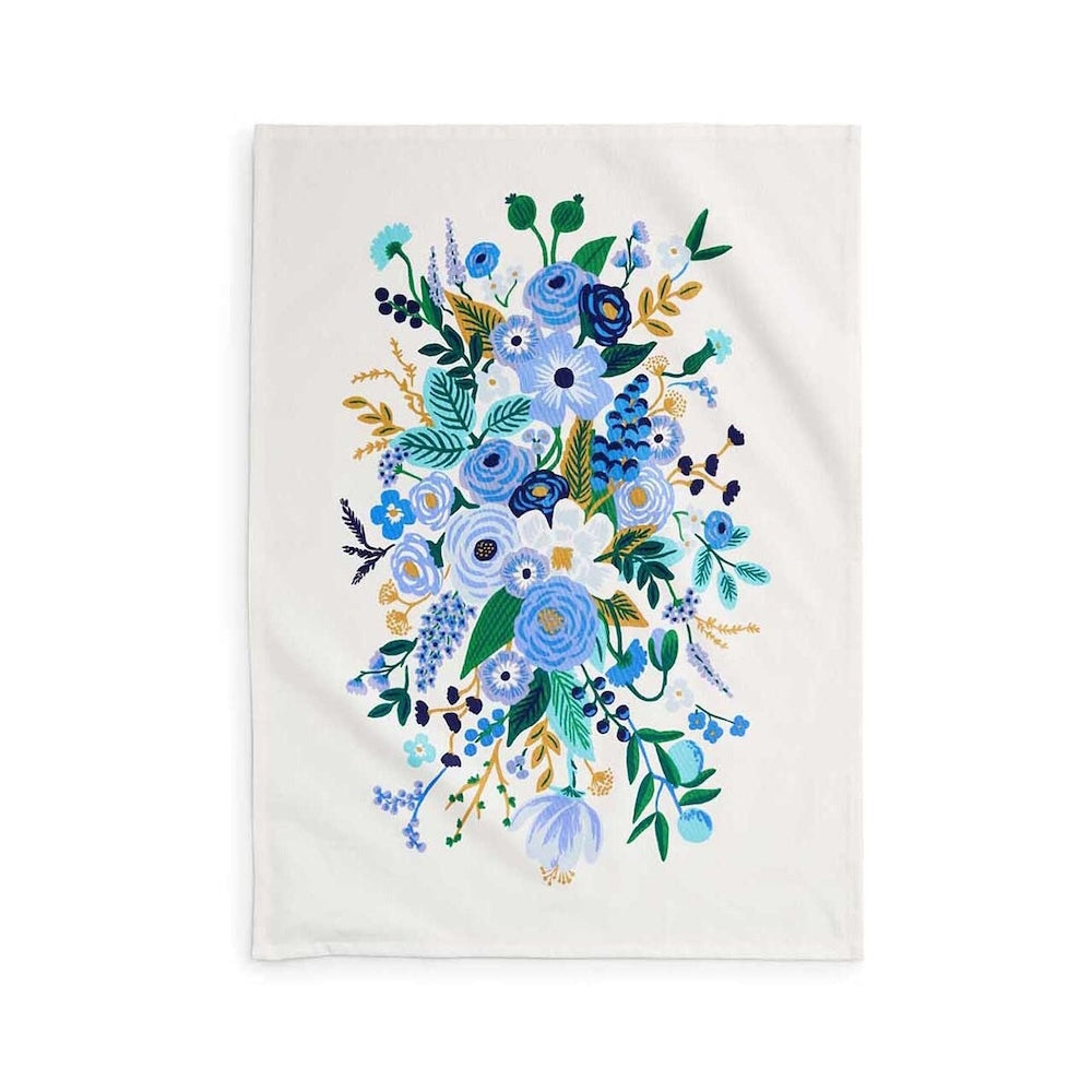 Rifle Paper Co Tea Towel Garden Party Blue