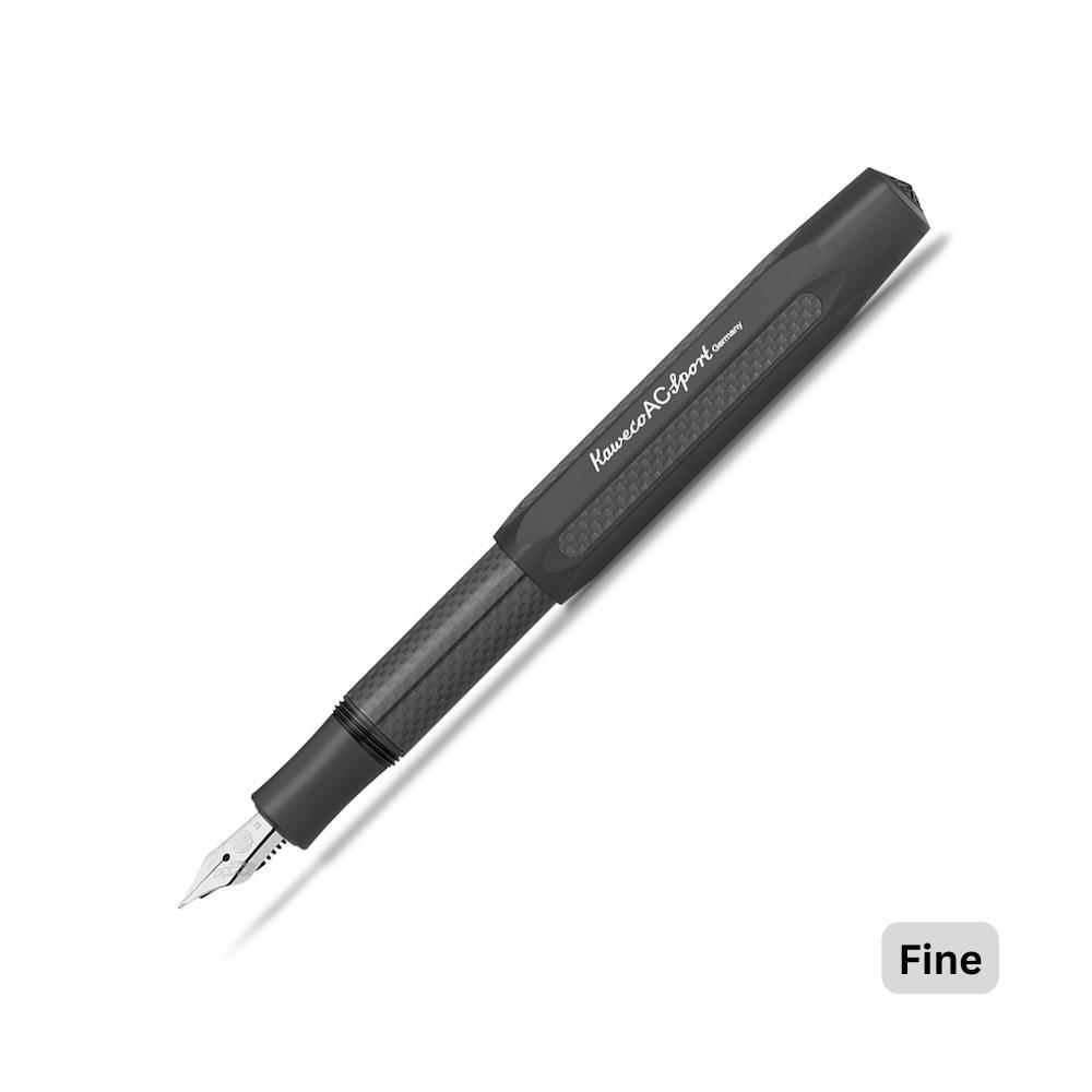 Kaweco AC SPORT Carbon Fountain Pen Black