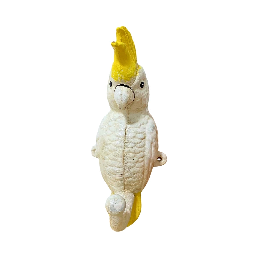 Cast Iron Cockatoo Wall Hook