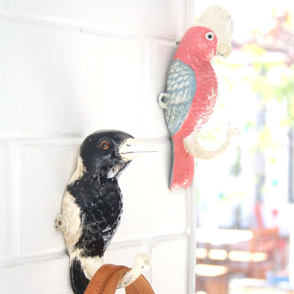 Cast Iron Galah Wall Hook