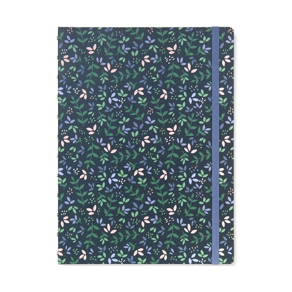 Filofax Garden Refillable Notebook A4 - Dusk