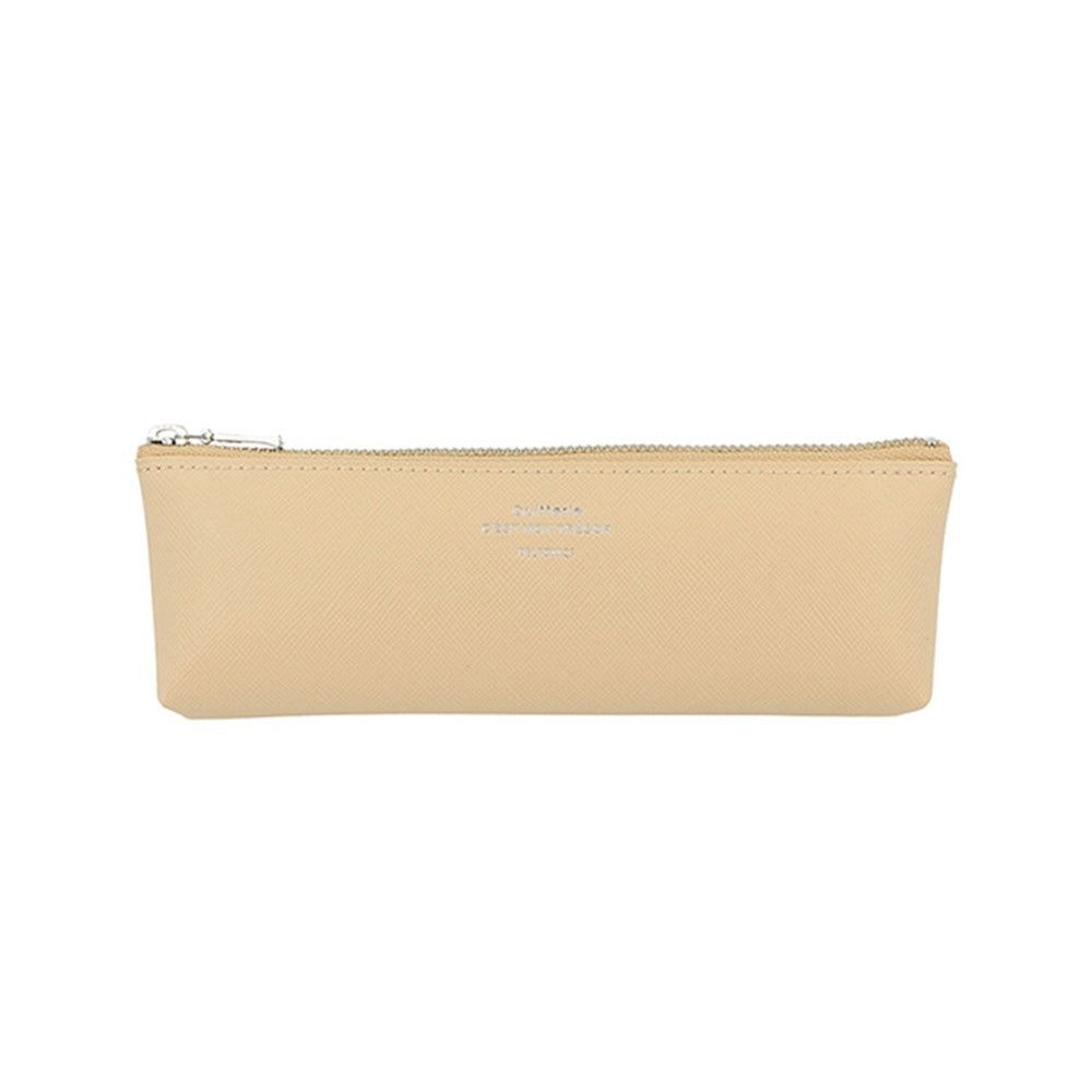 Delfonics Quitterie Flat Pencil Case Beige