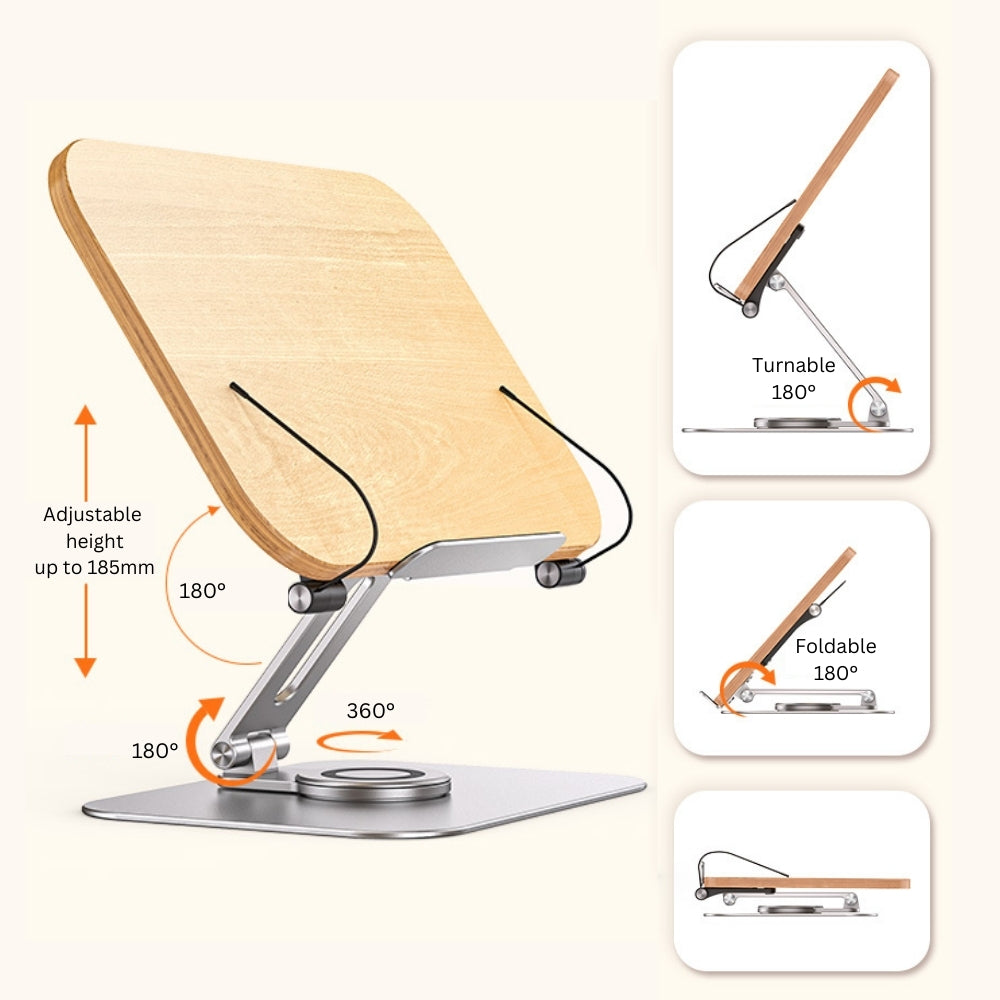 Aria Rotatable Adjustable Tablet & Book Reading Stand
