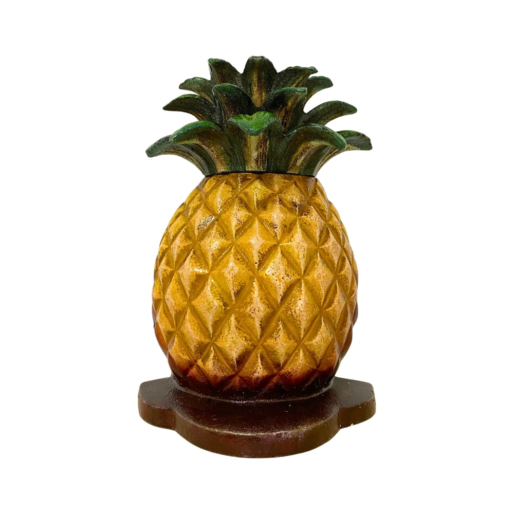 Cast Iron Pineapple Doorstop Wedge 25cm