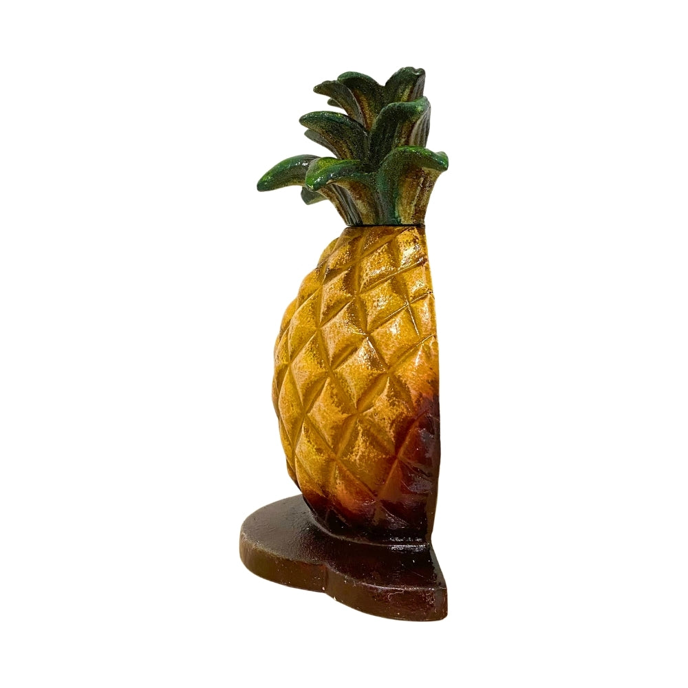 Cast Iron Pineapple Doorstop Wedge 25cm