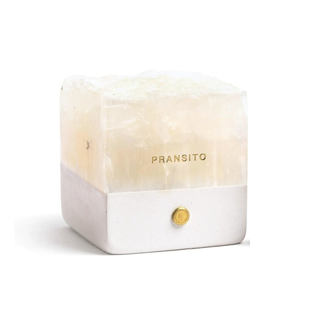 Pransito Selenite Aroma Diffuser Night Light