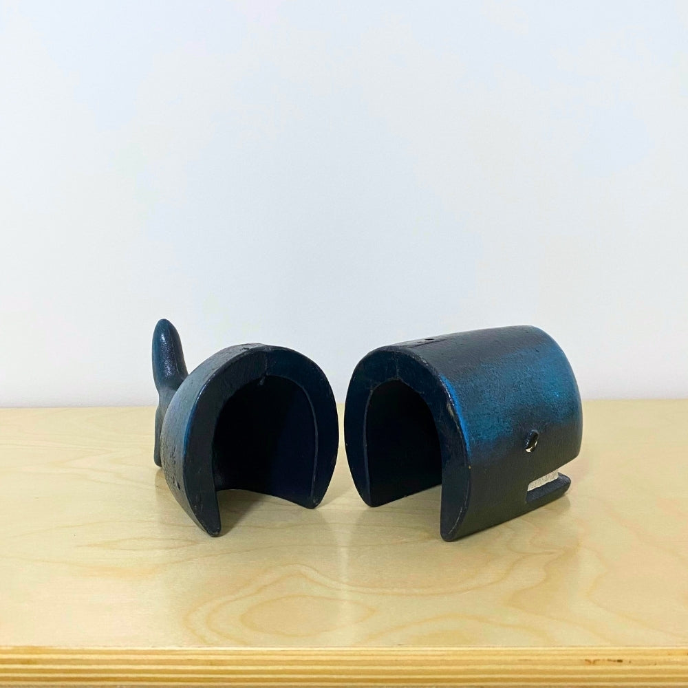 Cast iron Whale Bookends