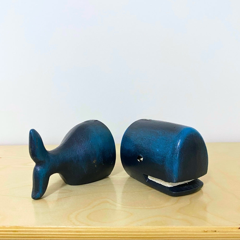 Cast iron Whale Bookends