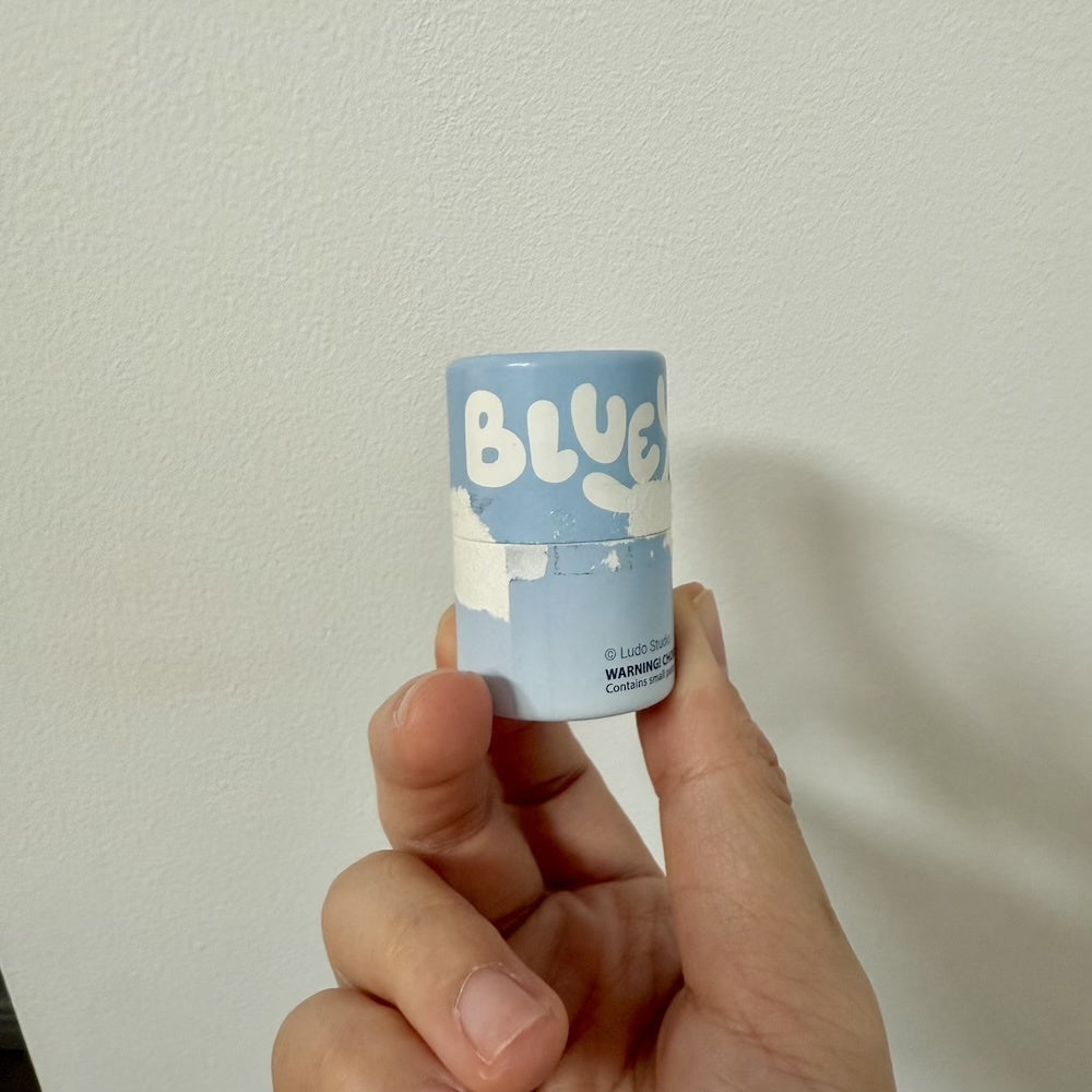$1 Bluey 10-Coin OPENED Tube and Folder Set - Non-Coloured