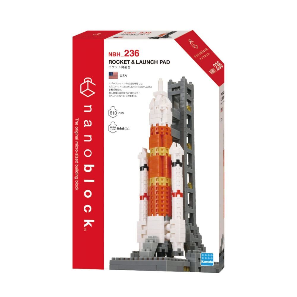 Nanoblock NBH_236 Rocket & Launch Pad