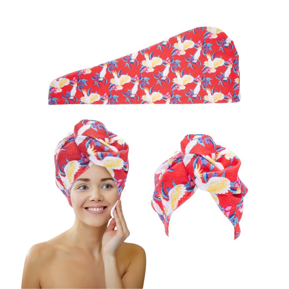 The Australian Collection Birds Turban Towel (Assorted)