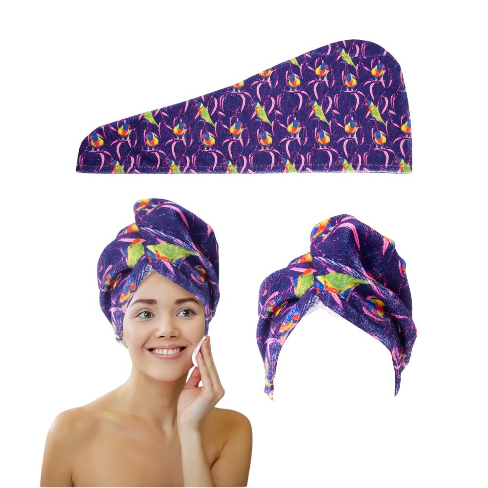 The Australian Collection Birds Turban Towel (Assorted)