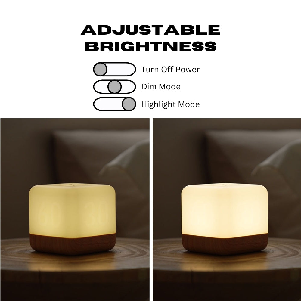 Gravity Flip Timing Rechargeable Night Light