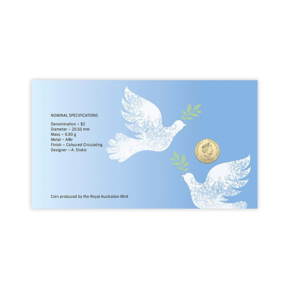 2022 $2 Remembrance Day Peacekeeping 75th Anniversary PNC
