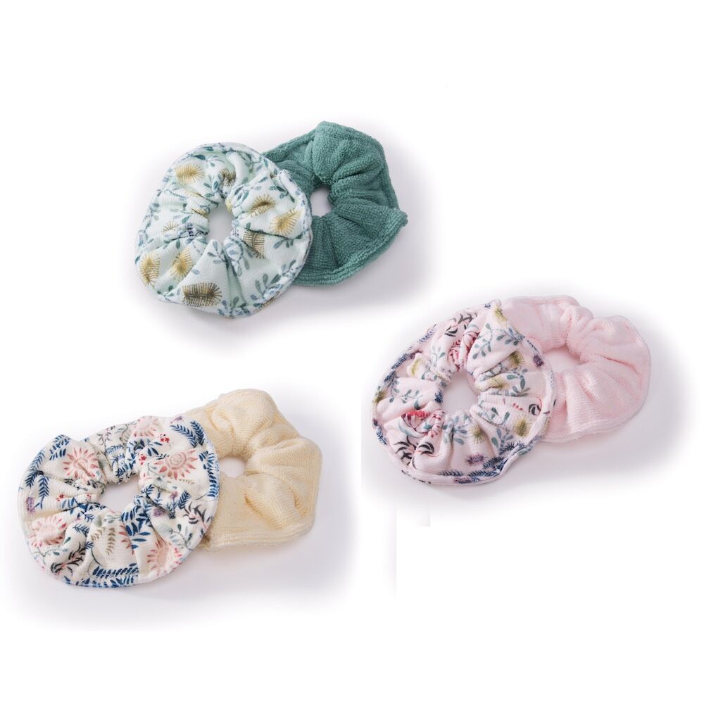 The Australian Collection Drying Scrunchie Botanical 2pcs Set (Assorted)