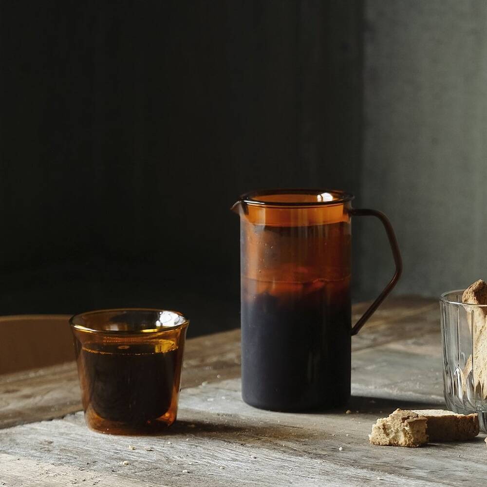 Kinto CAST Amber Double Wall Rock Glass 250ml