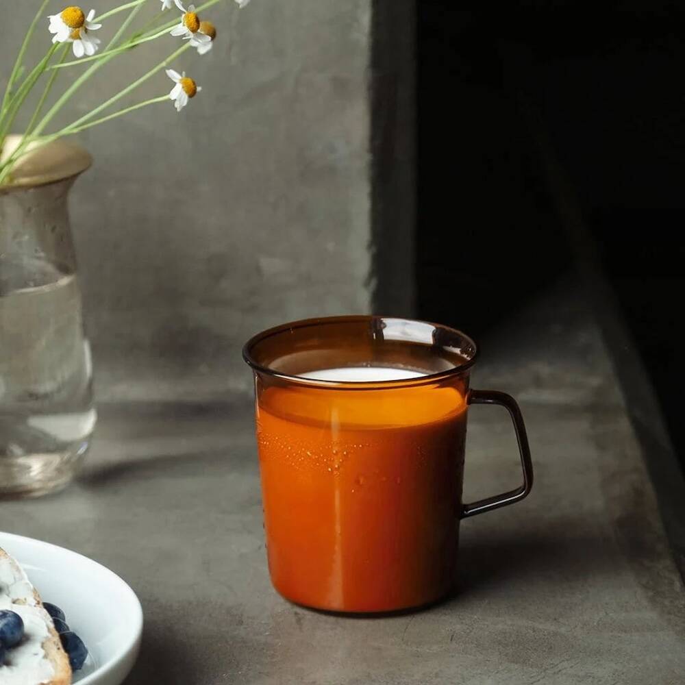 Kinto CAST Amber Milk Mug 310ml