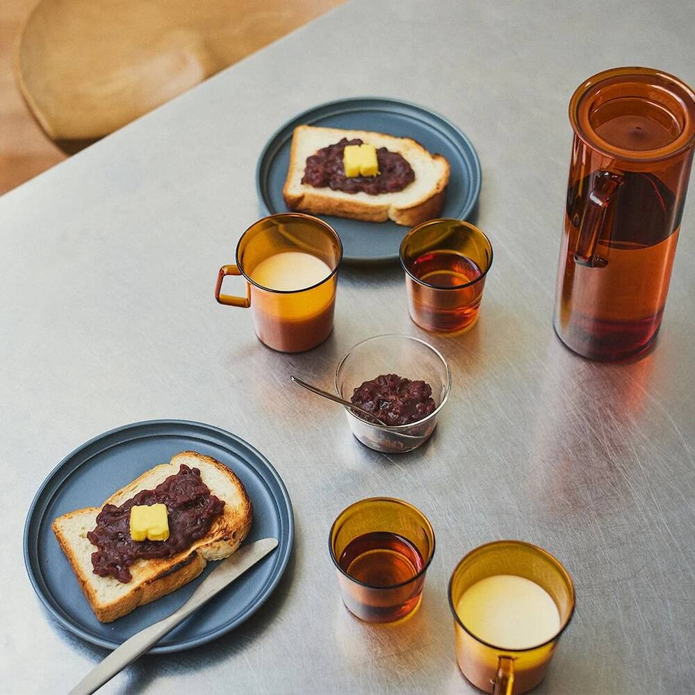 Kinto CAST Amber Cafe Latte Mug 430ml