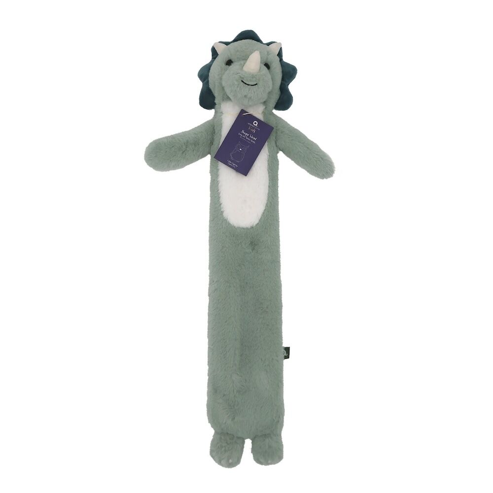 Aroma Home Kids Animal Long Hot Water Bottle - Dino Green