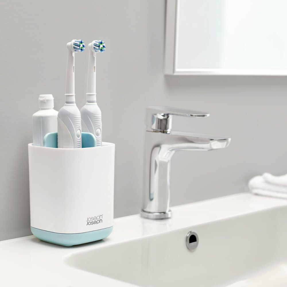 Joseph Joseph EasyStore Small Toothbrush Caddy Blue