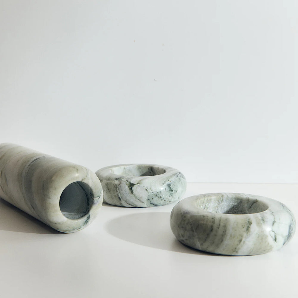 Addition Studio Molecular Vase Thin - Jade Green