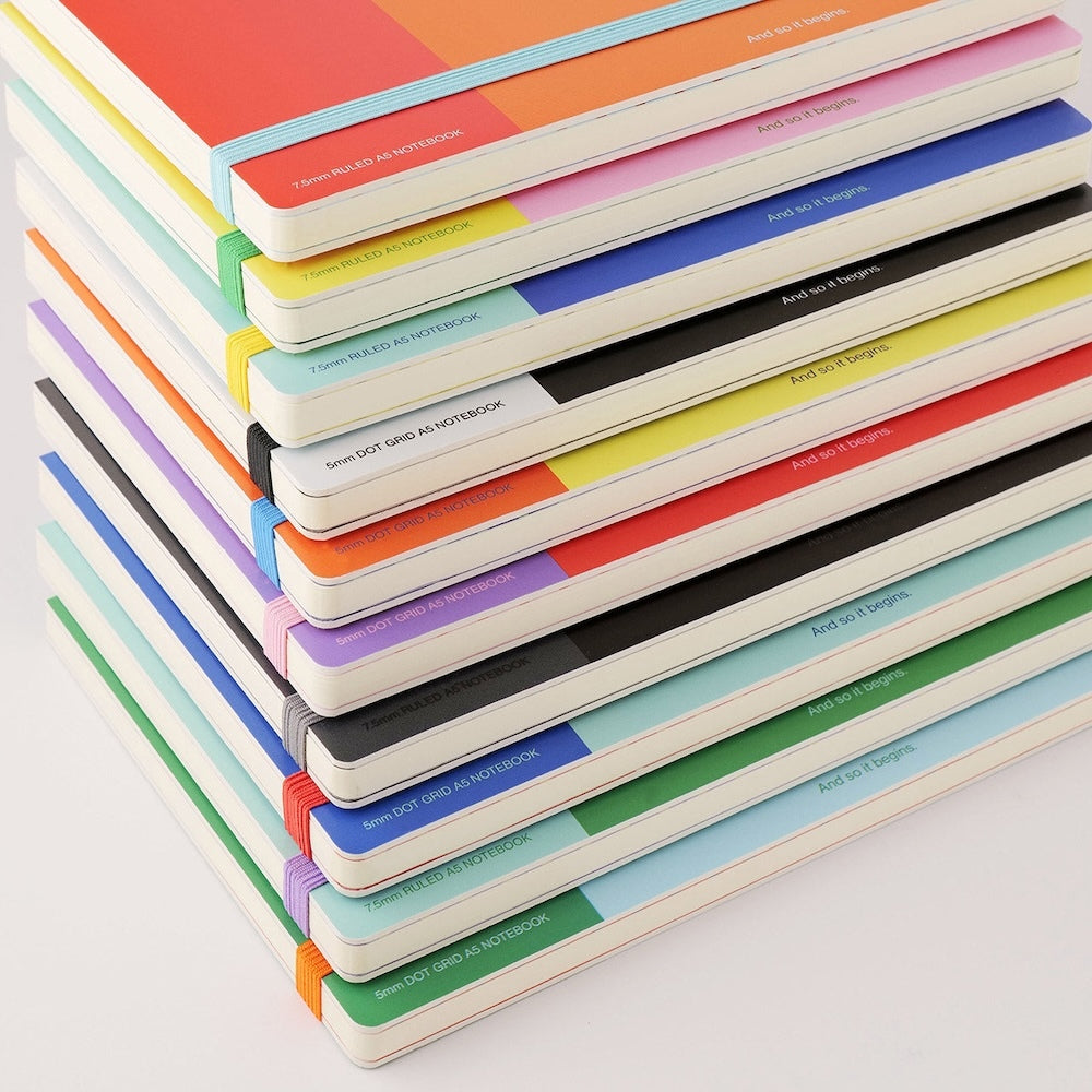 Any Day Now Bright Bound Notebook A5 Dot Grid