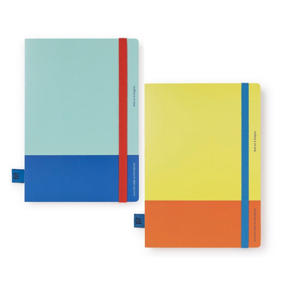 Any Day Now Bright Bound Notebook A5 Dot Grid