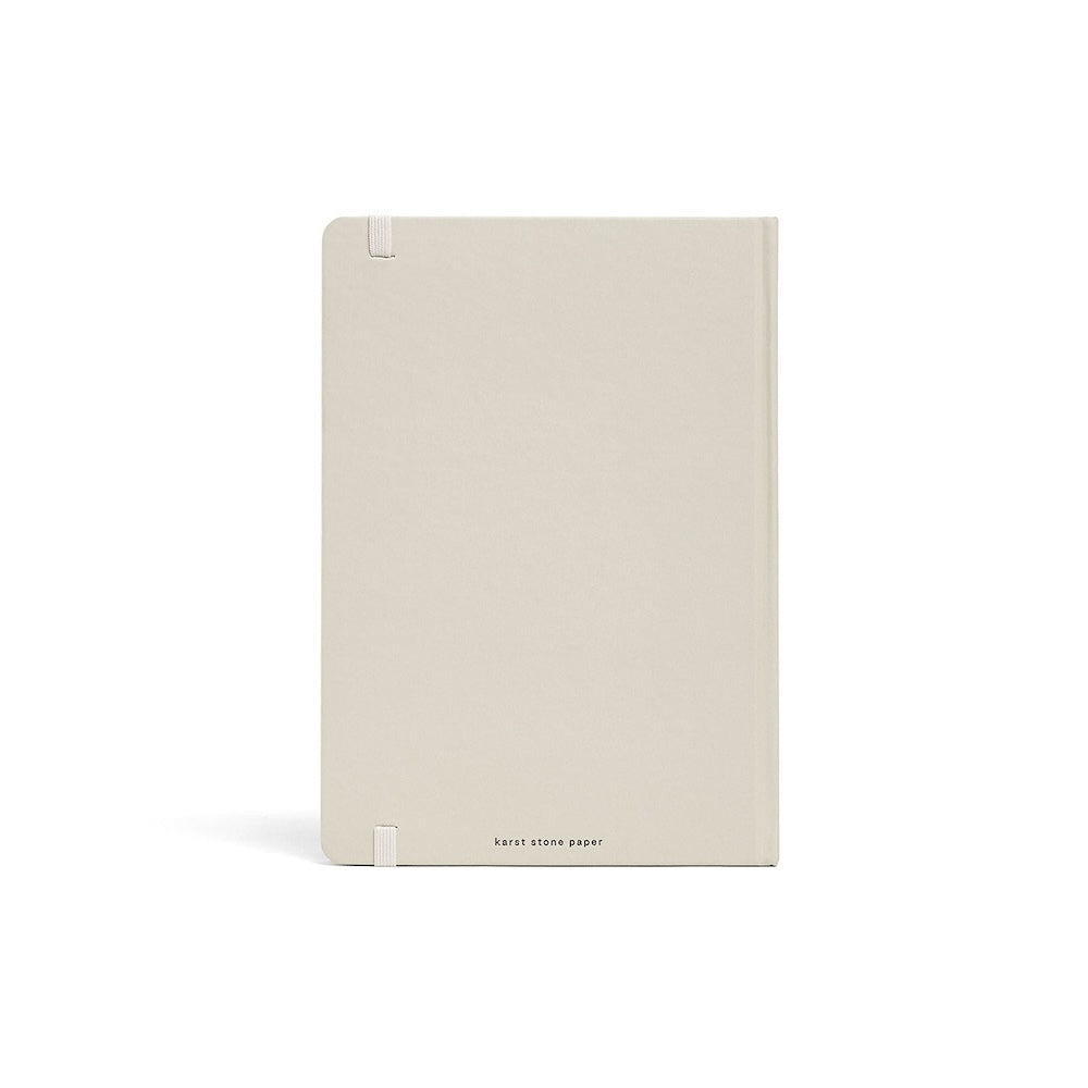 Karst Hard Cover Notebook Grid A5 Stone