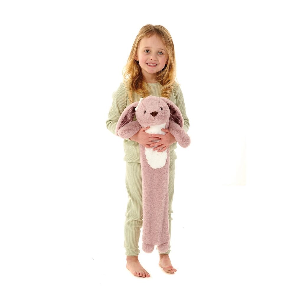 Aroma Home Kids Animal Long Hot Water Bottle - Bunny Pink