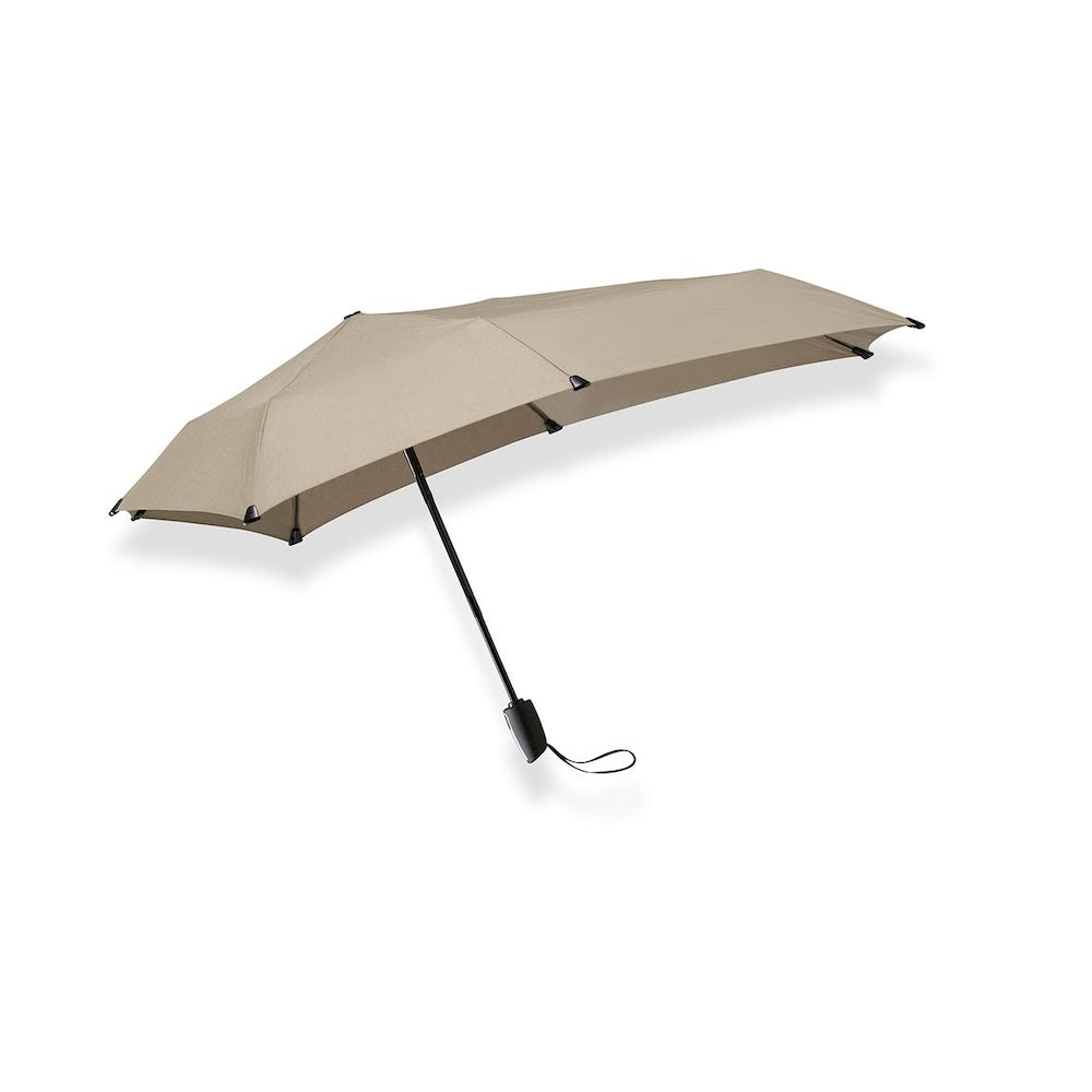 Senz Mini Automatic Foldable Storm Umbrella Brown Rice