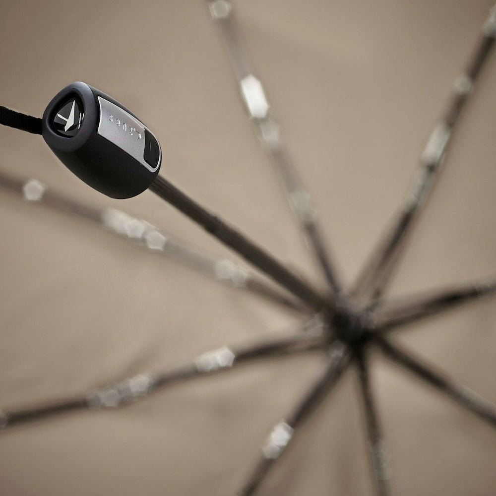 Senz Mini Automatic Foldable Storm Umbrella Brown Rice