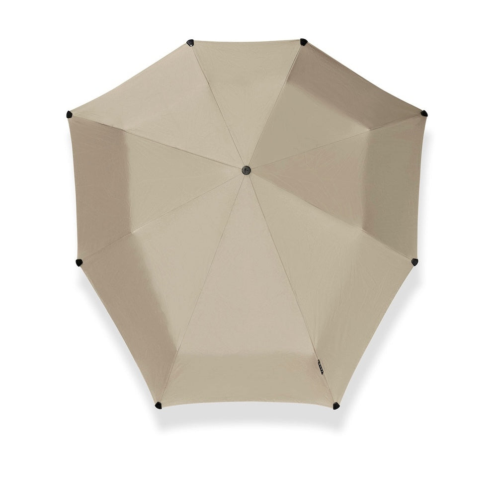 Senz Mini Automatic Foldable Storm Umbrella Brown Rice