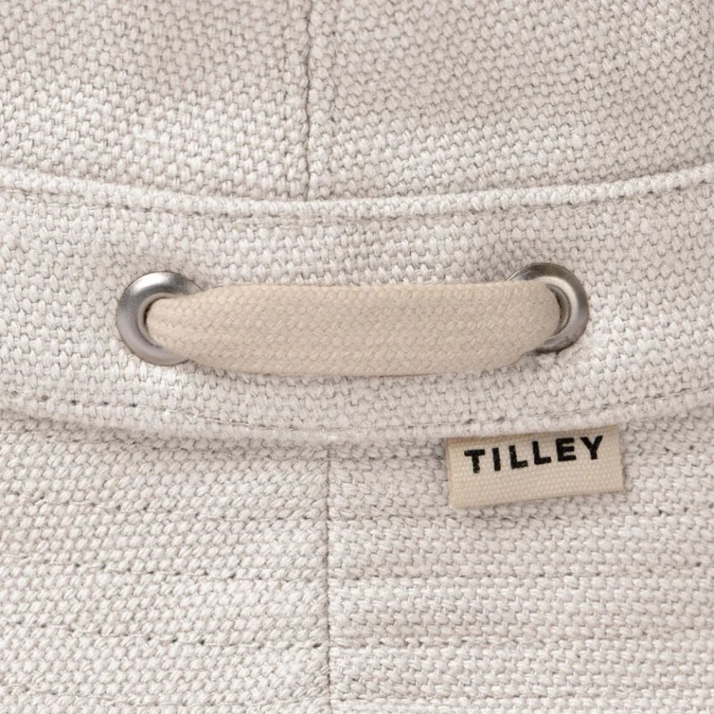 Tilley Hemp Canvas Bucket Hat - M - Cream