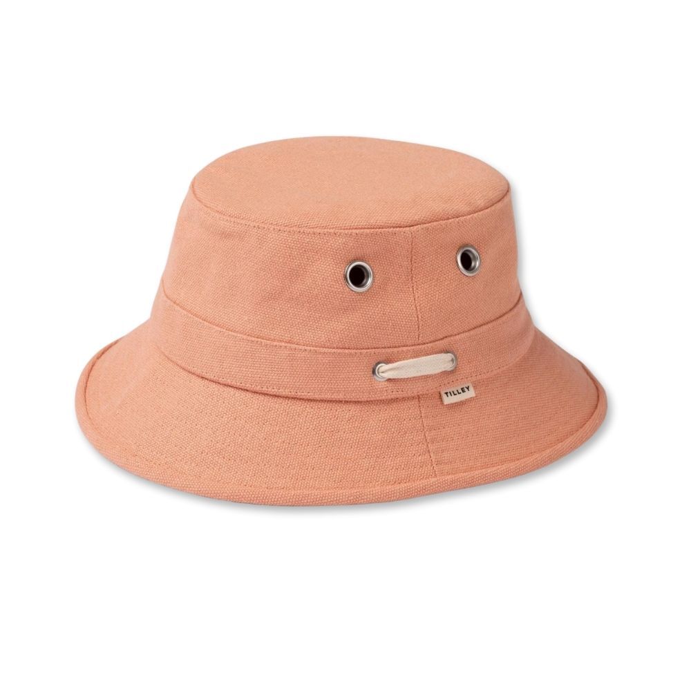 Tilley Hemp Canvas Bucket Hat - M - Rose Dust