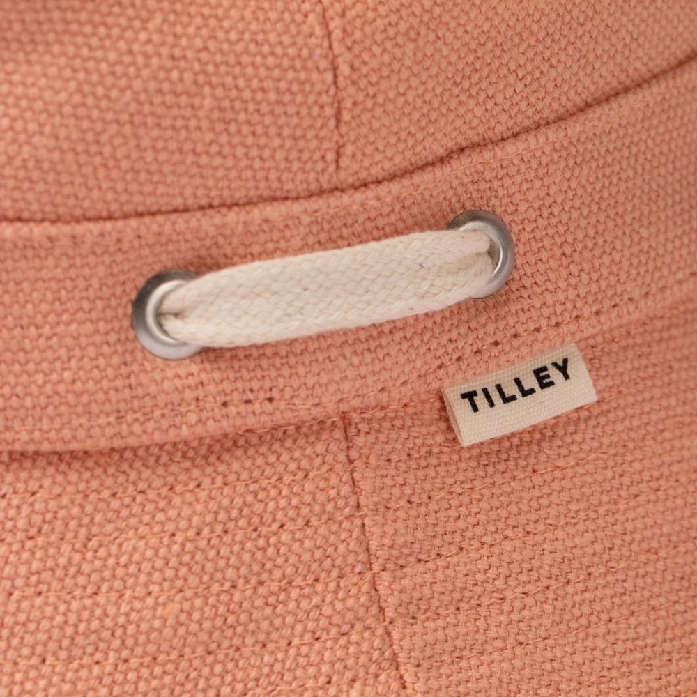 Tilley Hemp Canvas Bucket Hat - M - Rose Dust