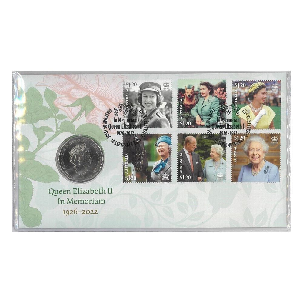 2023 PNC Queen Elizabeth II In Memoriam Memorial 50c Coin