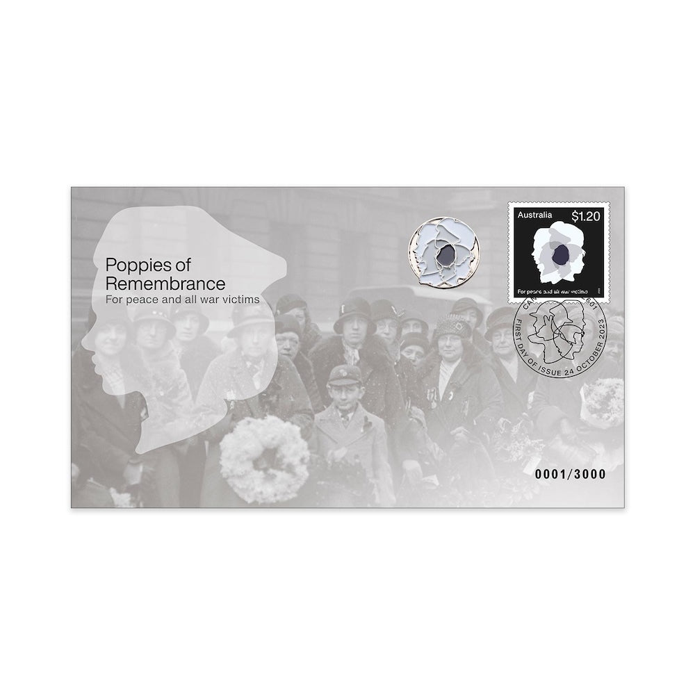 2023 Poppies of Remembrance Prestige Cover - White
