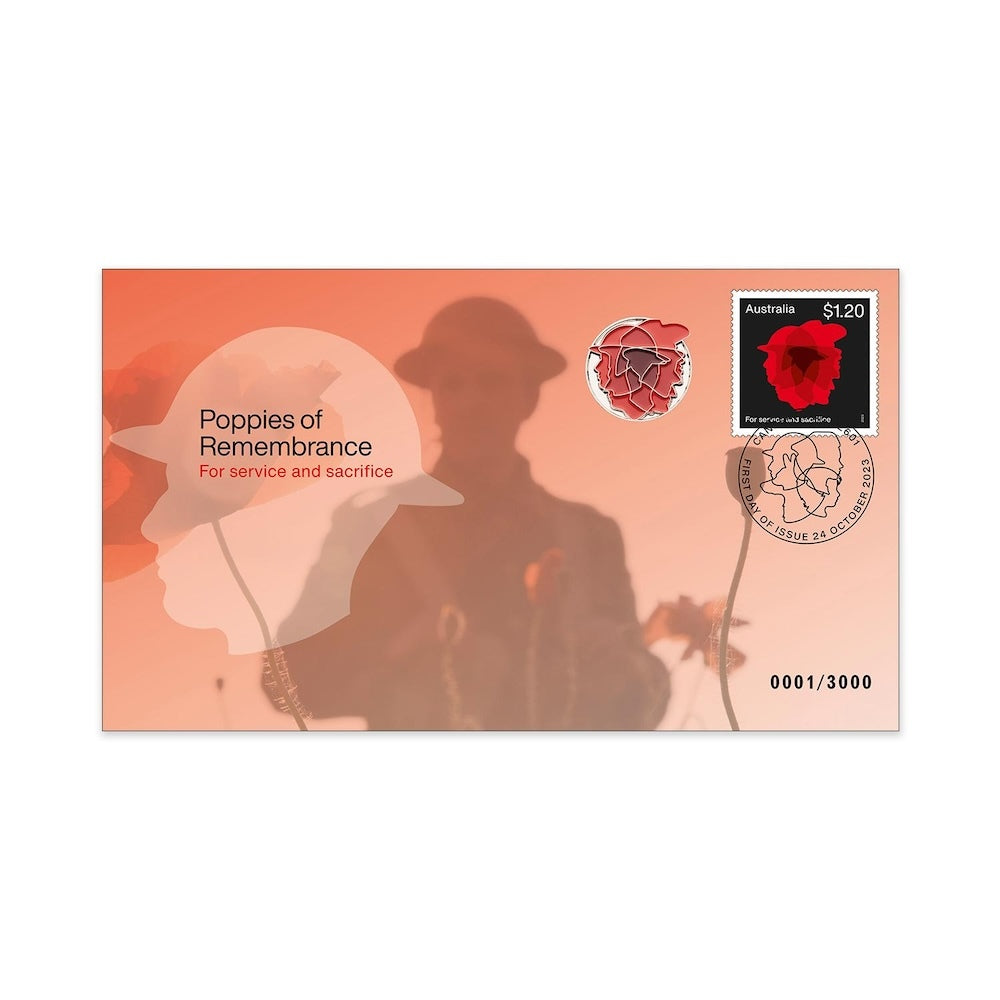 2023 Poppies of Remembrance Prestige Cover - Red