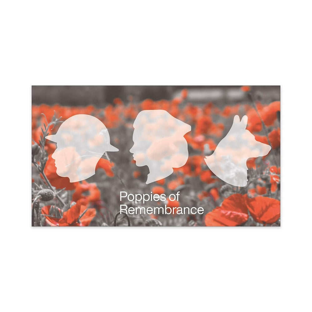 2023 Poppies of Remembrance Prestige Cover - Red
