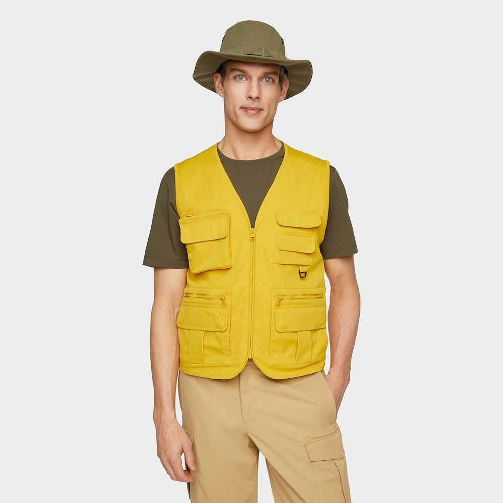 Tilley Mens Heritage Fishing Vest - M - Yellow