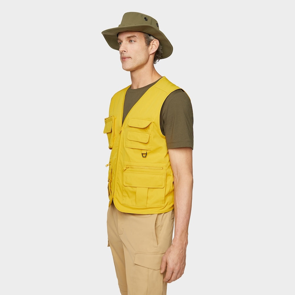 Tilley Mens Heritage Fishing Vest - M - Yellow