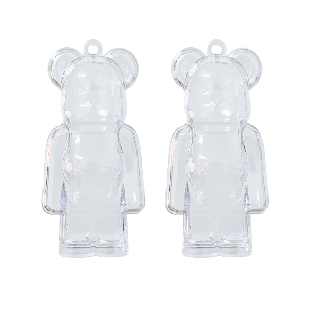 100% Bearbrick Transparent Protective Cover (Set of 2)